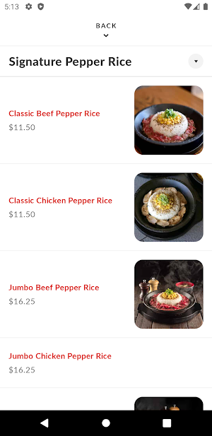 Pepper Lunch Screenshot 2