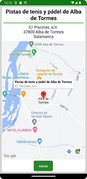 Reservas Alba de Tormes Screenshot 1
