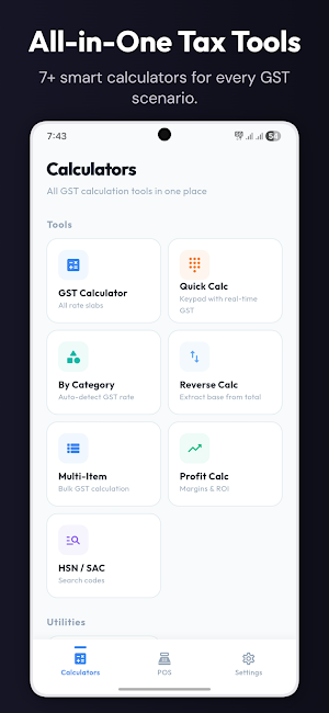 GST Calculator & POS Screenshot 0