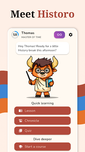 Historo AI: Learn History Screenshot 0