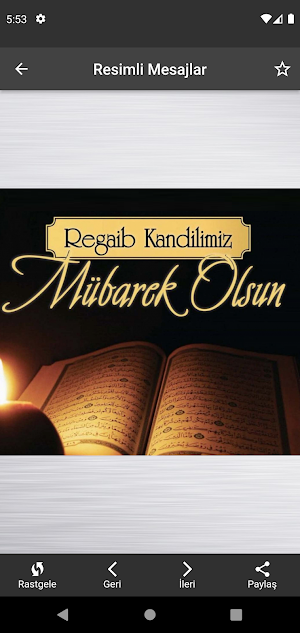Regaip Kandili Mesajları Screenshot 1