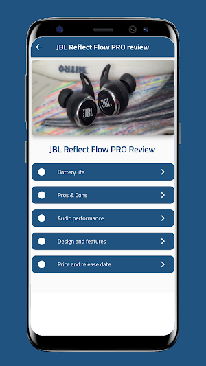 JBL Reflect Flow PRO Guide Screenshot 0