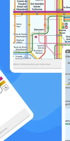 STIB-MIVB Brussels Metro & Tram Map Screenshot 3