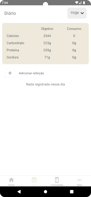 NutriDaily Screenshot 1