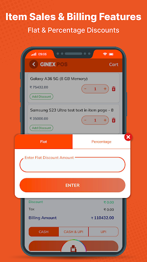 Ginex Mobile Shop Billing Screenshot 3