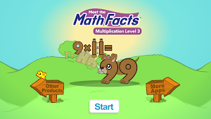 Meet the Math Facts Multiplication Level 3 Game Screenshot 0