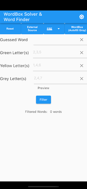 WordBox Solver and Word Finder Screenshot 0