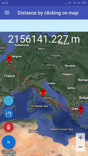 GPS Measurement Screenshot 1