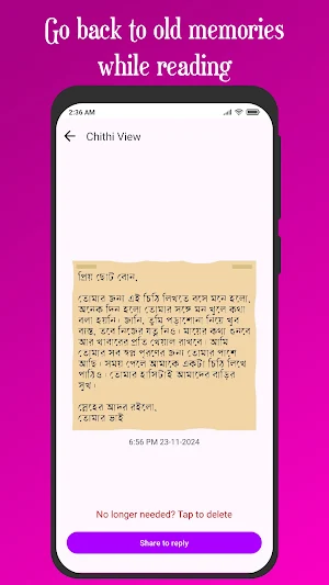 Chithi App: digital letters Screenshot 1
