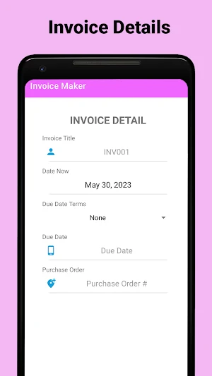 Easy Invoice Generator & Maker Screenshot 2
