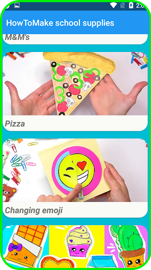 How To Make school supplies Screenshot 2
