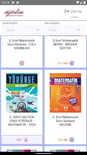 Dijitalim Öğretmen Kütüphane Screenshot 2