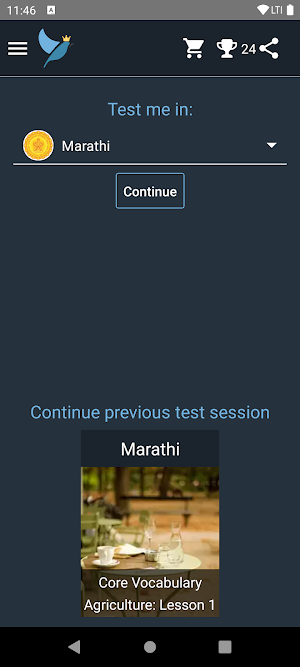 Marathi Language Tests Screenshot 0