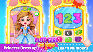 Cute Girl Toy Phone Baby Phone Screenshot 0