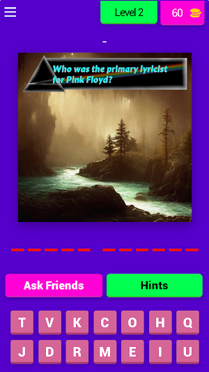 Pink Floyd Quiz Screenshot 1