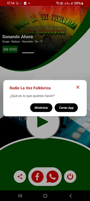 Radio La Voz Folklorica Screenshot 1
