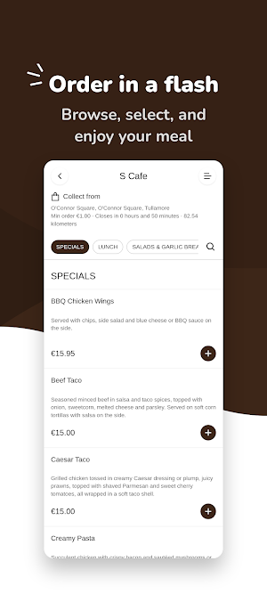 S cafe Screenshot 0