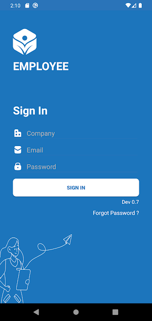 TSF Employee App Screenshot 0