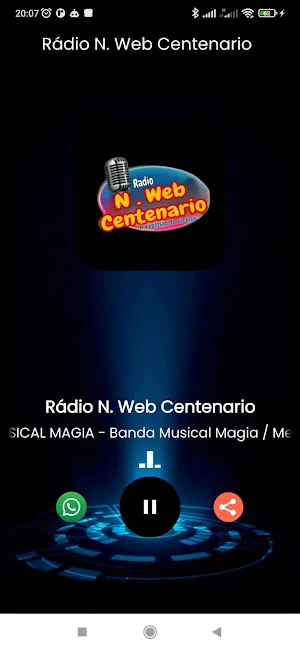 Rádio N. Web Centenario Screenshot 1