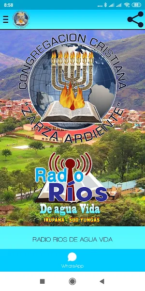Radio Ríos de agua Vida Screenshot 2