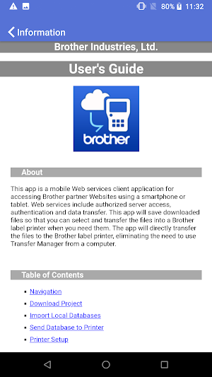Brother iLink&Label Screenshot 2