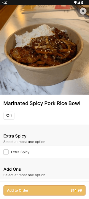 J's Korean Food Screenshot 3