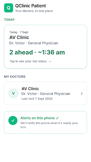 QClinic Patient Screenshot 3