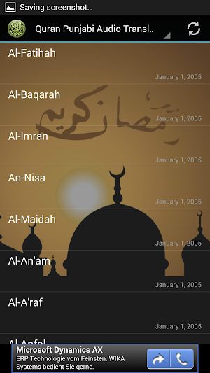 Quran Punjabi Translation Screenshot 0