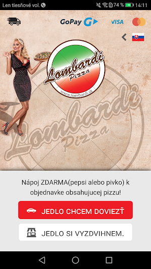 Lombardi Pizza Bratislava Screenshot 0