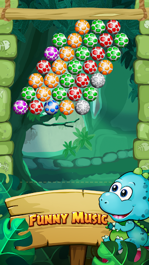Bubble Shooter: Dinosaur Eggs Pop, Crush, Bobble Screenshot 2