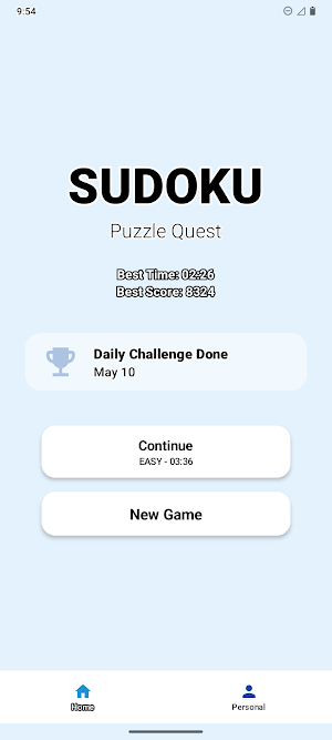 Sudoku Puzzle Quest Screenshot 0