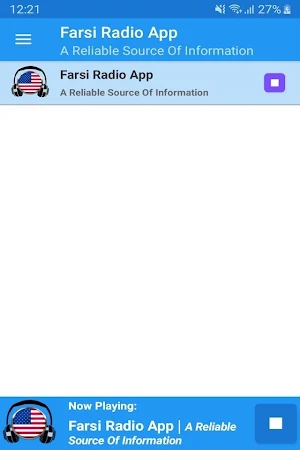 Farsi Radio App Screenshot 0