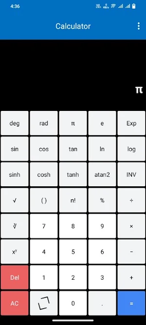 Scientific Calculator Screenshot 1