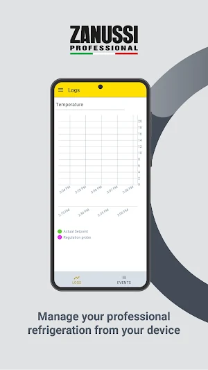 Zanussi Pro Fridge Control Screenshot 2
