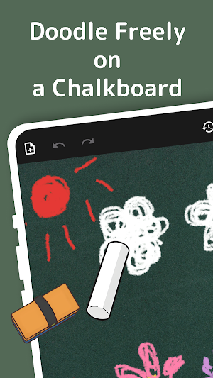 Chalkboard Doodle Simple Draw Screenshot 0