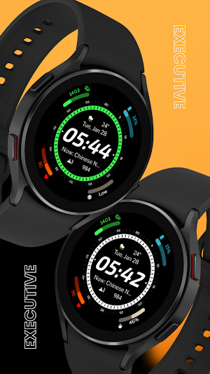 EXD136: Digital Watch Face Screenshot 0