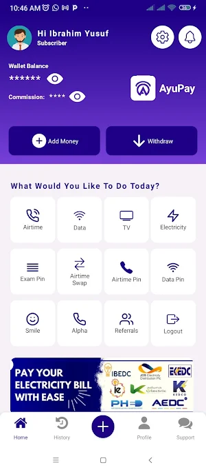 Ayupay - Airtime & Data Screenshot 1