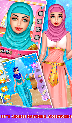 Hijab Fashion Doll  Beauty Makeup Spa Salon Screenshot 1