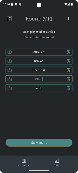 Mexican Train Score Tracker Screenshot 1