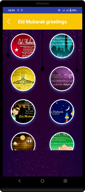 Eid Mubarak Wises & Greetings Screenshot 2