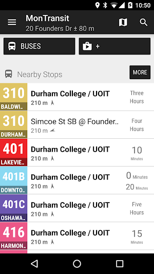 Durham Region Transit Bus - MonTransit Screenshot 0