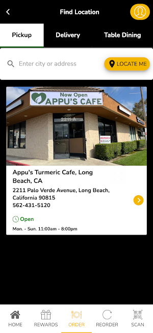 Appu's Turmeric Cafe Screenshot 1