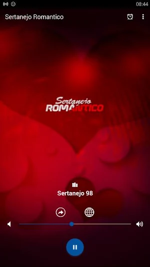 Sertanejo Romântico Web Rádio Screenshot 0
