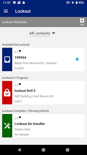 Brady Smart Lockout Screenshot 3