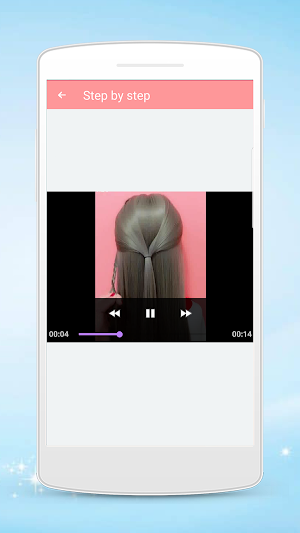Hairstyles step by step for girls Screenshot 2