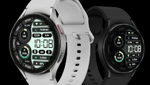 Green Text Clock ZKin Watch Screenshot 2