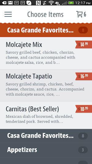 Casa Grande Mexican To Go Screenshot 2