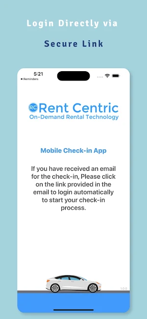 Mobile Pre-Check-in Screenshot 0
