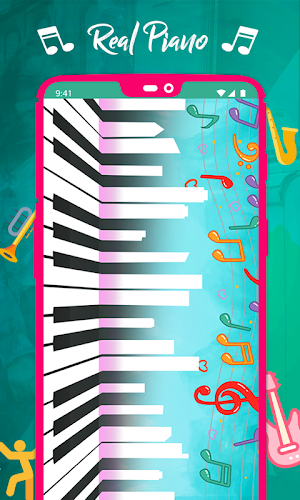 Real Piano keyboard Perfect piano musical keyboard Screenshot 2