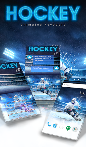 Hockey Animated Keyboard Screenshot 0